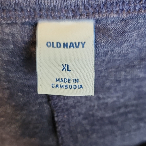 XL Old Navy Navy Blue And White Star Pattern Mini Dress - Picture 8 of 9